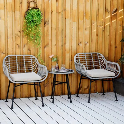 Outsunny 3 Piece Patio Set | Wayfair North America