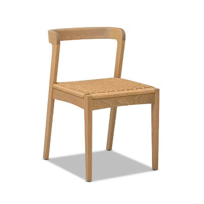Jennifer Taylor Home Capri Woven Seat Oak Wood Dining Chair | Target
