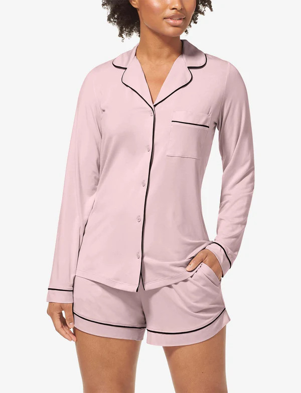 Women's Long Sleeve Top & Short Pajama Set | Tommy John
