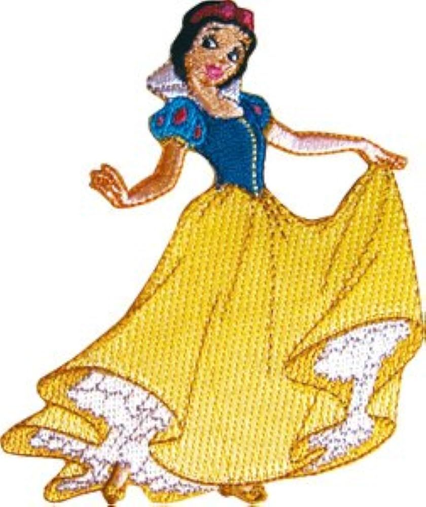 Princess Snow White Patch Classic Disney Movie Craft Apparel Iron On Applique | Amazon (US)