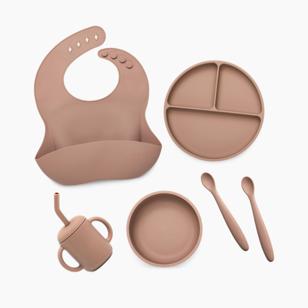 AEIOU Future Foodie Gift Set in Clay Size 4.2"" x 2.4"" x 5.5 | Babylist