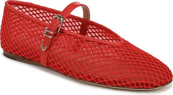 Margot Mesh Mary Jane Flat (Women) | Nordstrom