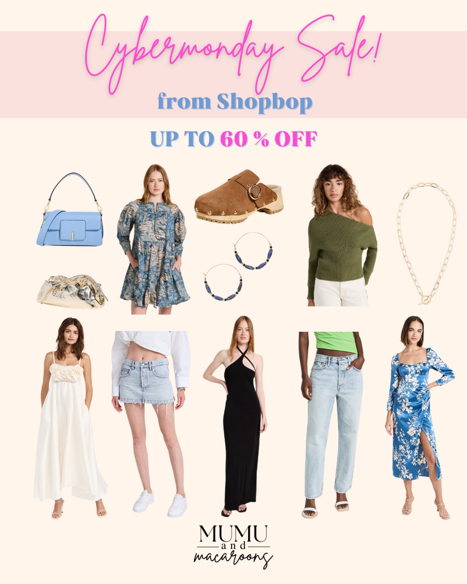 Up to 60% off outfits and accessories from Shopbop! 

#cybermondaysale #outfitinspo #giftsforher #outfitidea

#LTKsalealert #LTKCyberweek #LTKstyletip