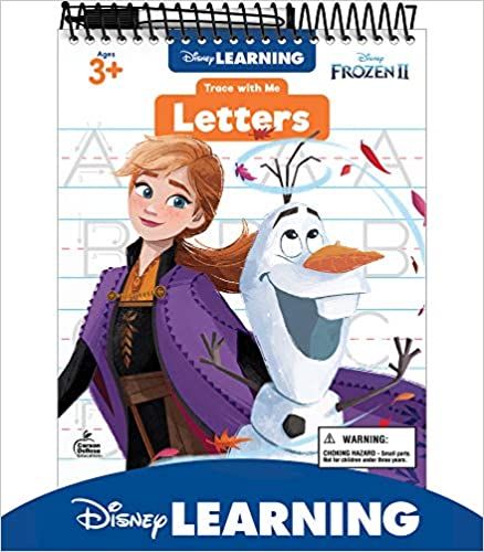 Disney Learning Frozen 2 Trace With Me Letters Tracing Books for Kids Ages 3-5, Preschool Upper- ... | Amazon (US)