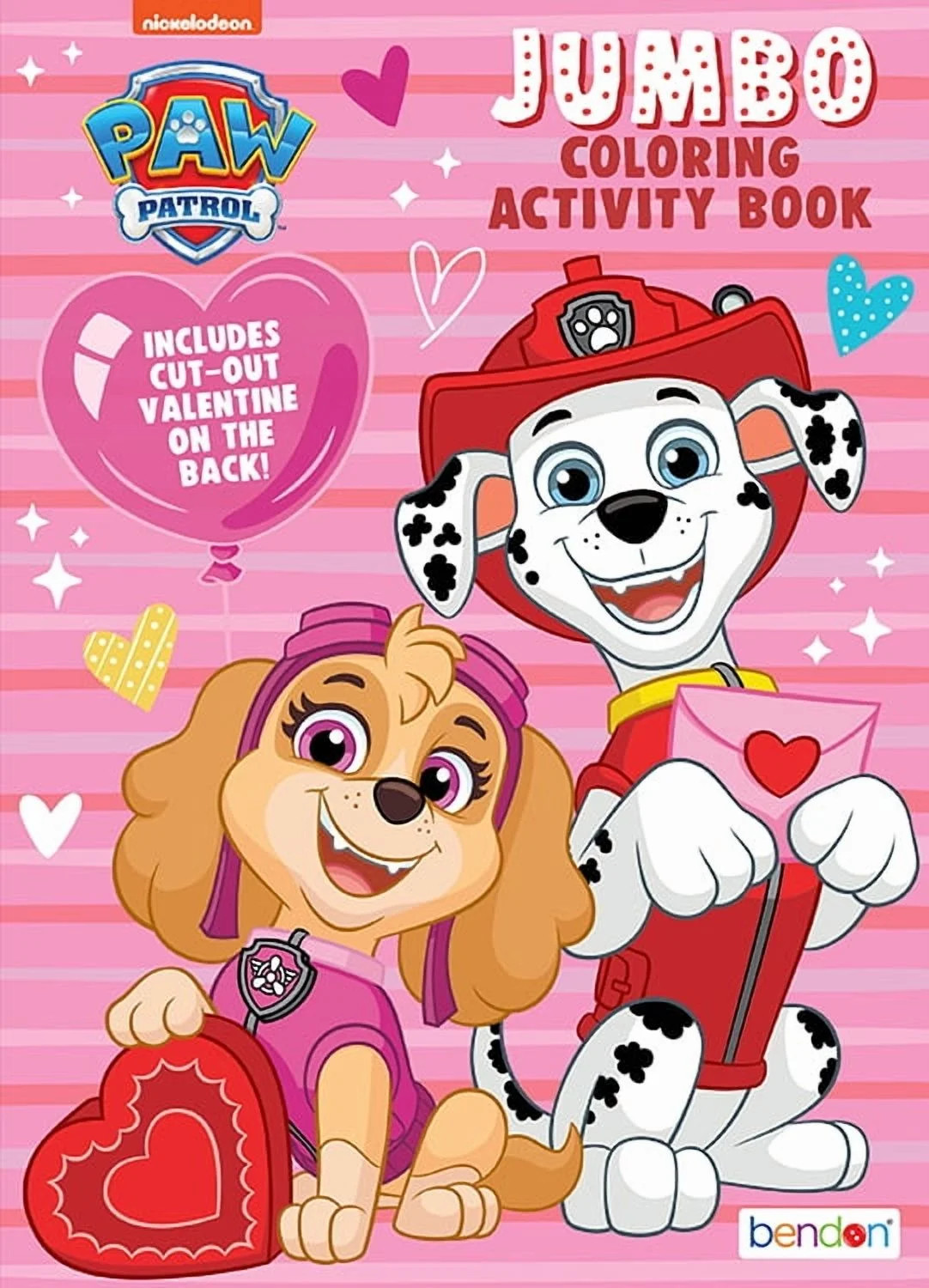 PAW Patrol Valentine's Day Coloring Book, 64-Pages - Kids Activity by Bendon | Walmart (US)