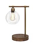 IMAX 89987 Amplitude Glass and Wood Table Lamp - Artisan Crafted Desk Lamp with an Edison Style Bulb | Amazon (US)