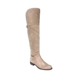 Women's Naturalizer January Over-The-Knee Riding Boot Beige Leather/Suede | Bed Bath & Beyond