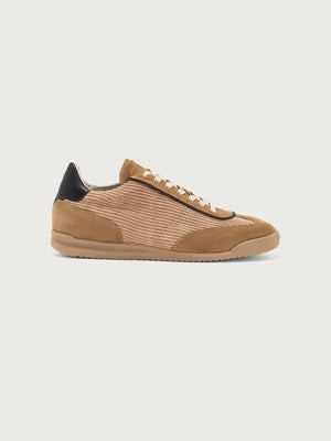 Arwen Sneaker Textile | Women's Textile Trainers | Varley UK, Caramel / 4 | Varley UK
