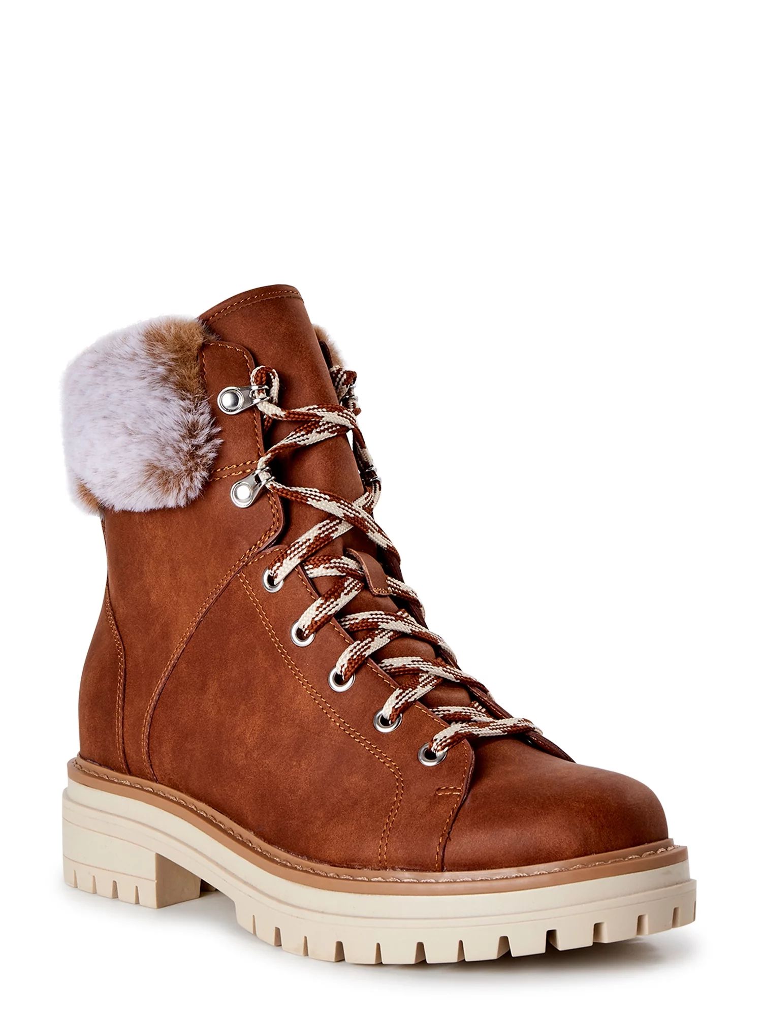 Time and Tru Women's Hiker Boots (Wide Width Available) - Walmart.com | Walmart (US)