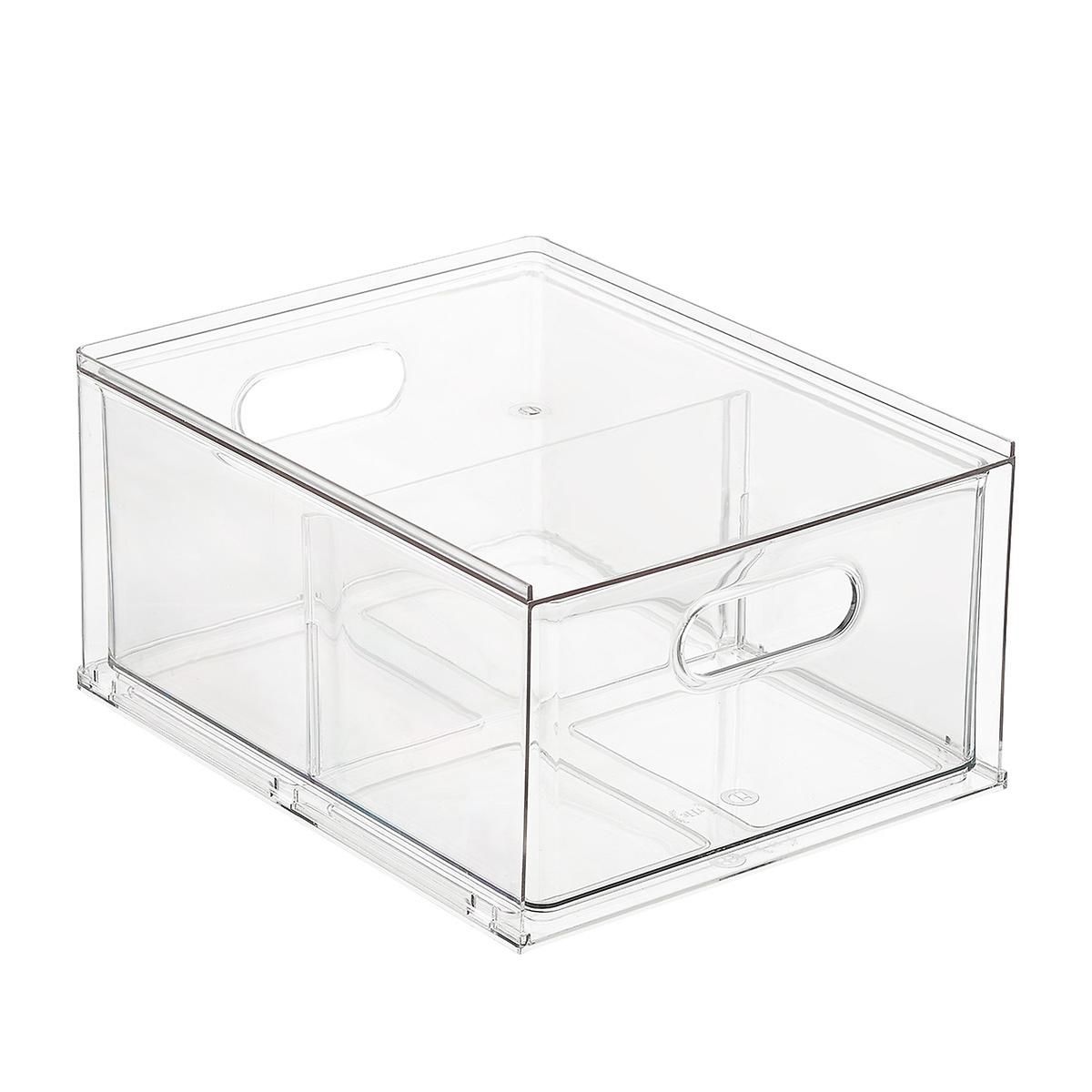 THE HOME EDIT T.H.E. Stackable Drawer Clear | The Container Store