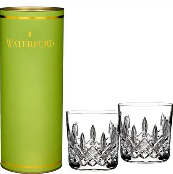 Giftology Lismore Set of 2 Lead Crystal Double Old Fashioned Glasses | Nordstrom