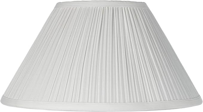 Creme Mushroom Pleated Medium Lamp Shade 6" Top x 14" Bottom x 7" High x 8" Slant (Spider) Replac... | Amazon (US)