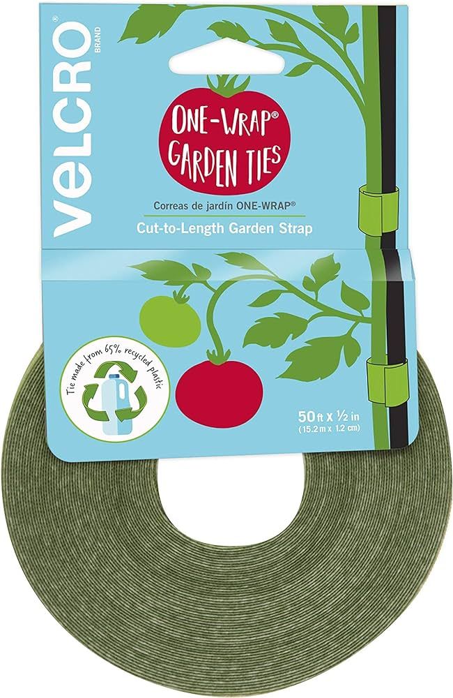 VELCRO Brand VEL-30071-USA ONE-WRAP Garden Ties | Plant Supports for Effective Growing | Strong G... | Amazon (US)