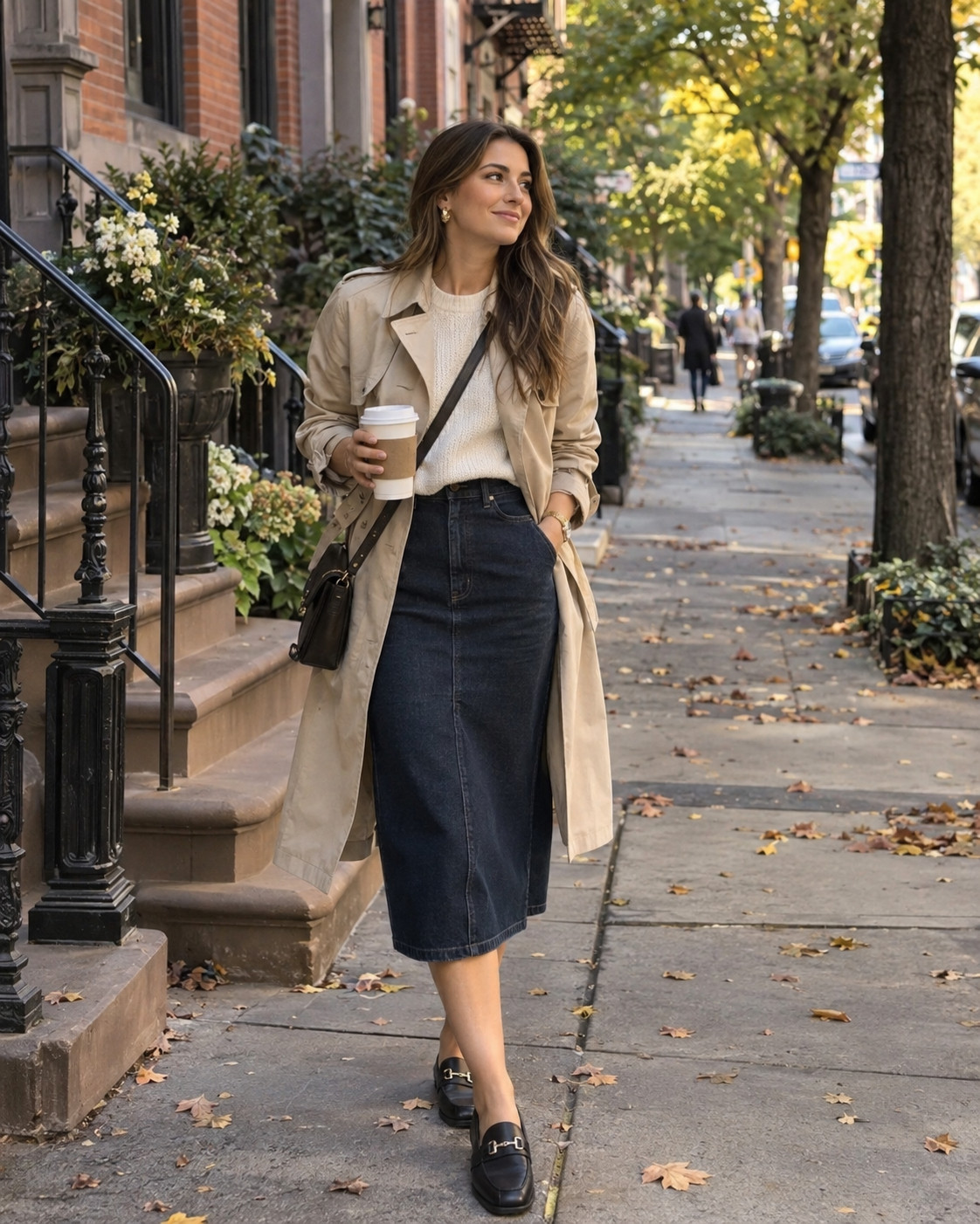 Such a cute transitional fall look from Amazon 🍂✨ The trench coat, cream knit, denim midi skirt, and loafers make this outfit feel classic but still really current. I’d wear this for lunch dates, shopping days, casual office looks, or those early fall days when it’s chilly in the morning but warm later.

#AmazonFashionFinds #FallOutfit #TrenchCoatStyle #DenimMidiSkirt #FallFashion #TransitionalStyle #AmazonStyle #ClassicOutfit #CasualChic #FallWardrobe #AutumnFashion #EverydayFallStyle 

 #LTKSeasonal #LTKU #LTKSaleAlert