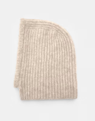 Pull&Bear Knitted balaclava in sand | ASOS | ASOS (Global)