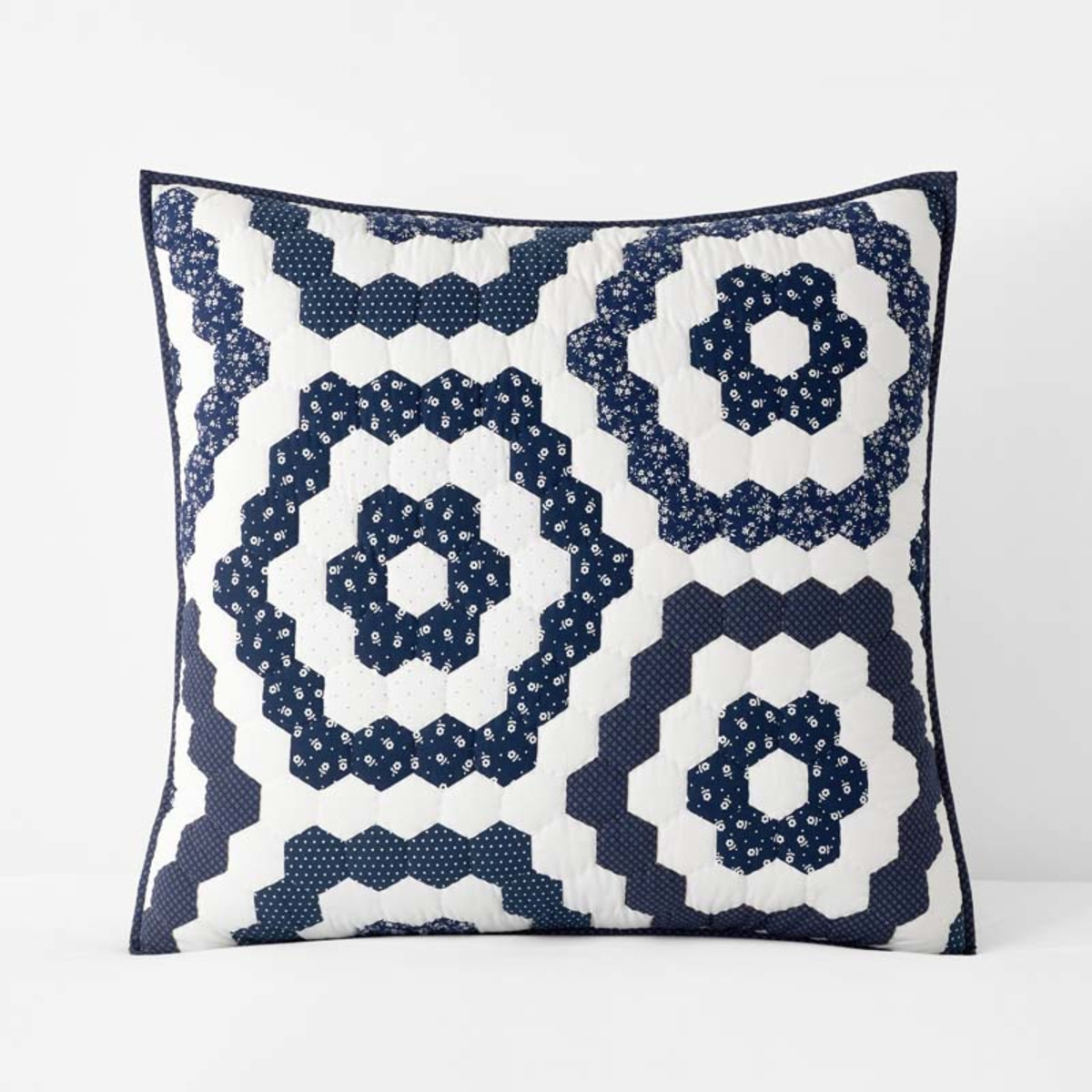 Gwenivere Quilted Sham - Ivory, Euro | The Company Store