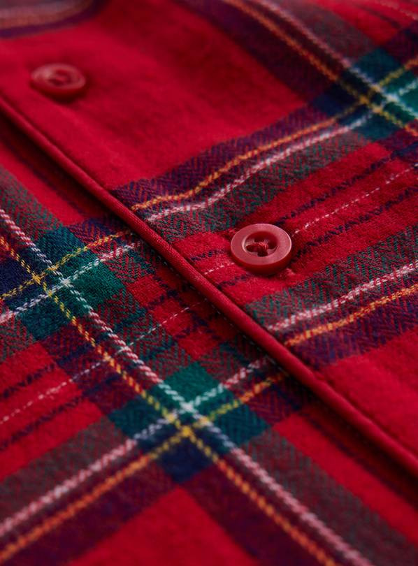 Matching Family Kids' Christmas Red Traditional Check Pyjamas 1-2 years | Tu Clothing