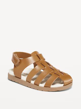 Unisex Faux-Leather Fisherman Sandal for Toddler | Old Navy (US)