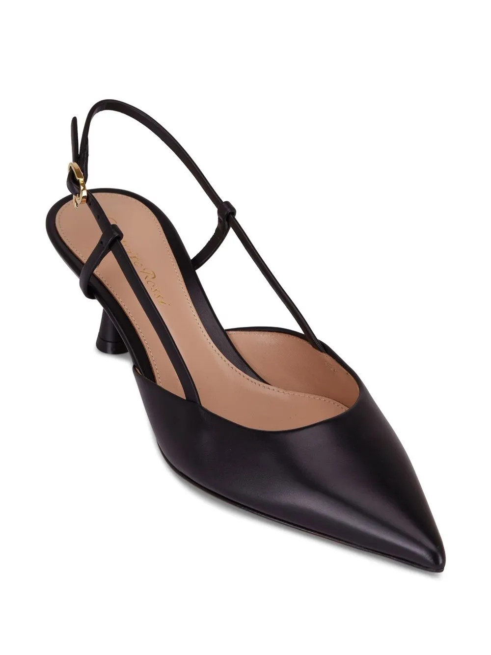 Gianvito Rossi Ascent 55mm Slingback Pumps | Black | FARFETCH | Farfetch Global