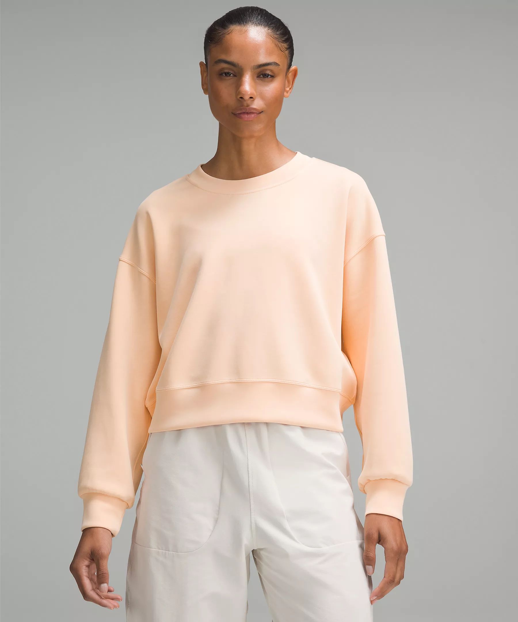 Softstreme Perfectly Oversized Cropped Crew | Lululemon (US)