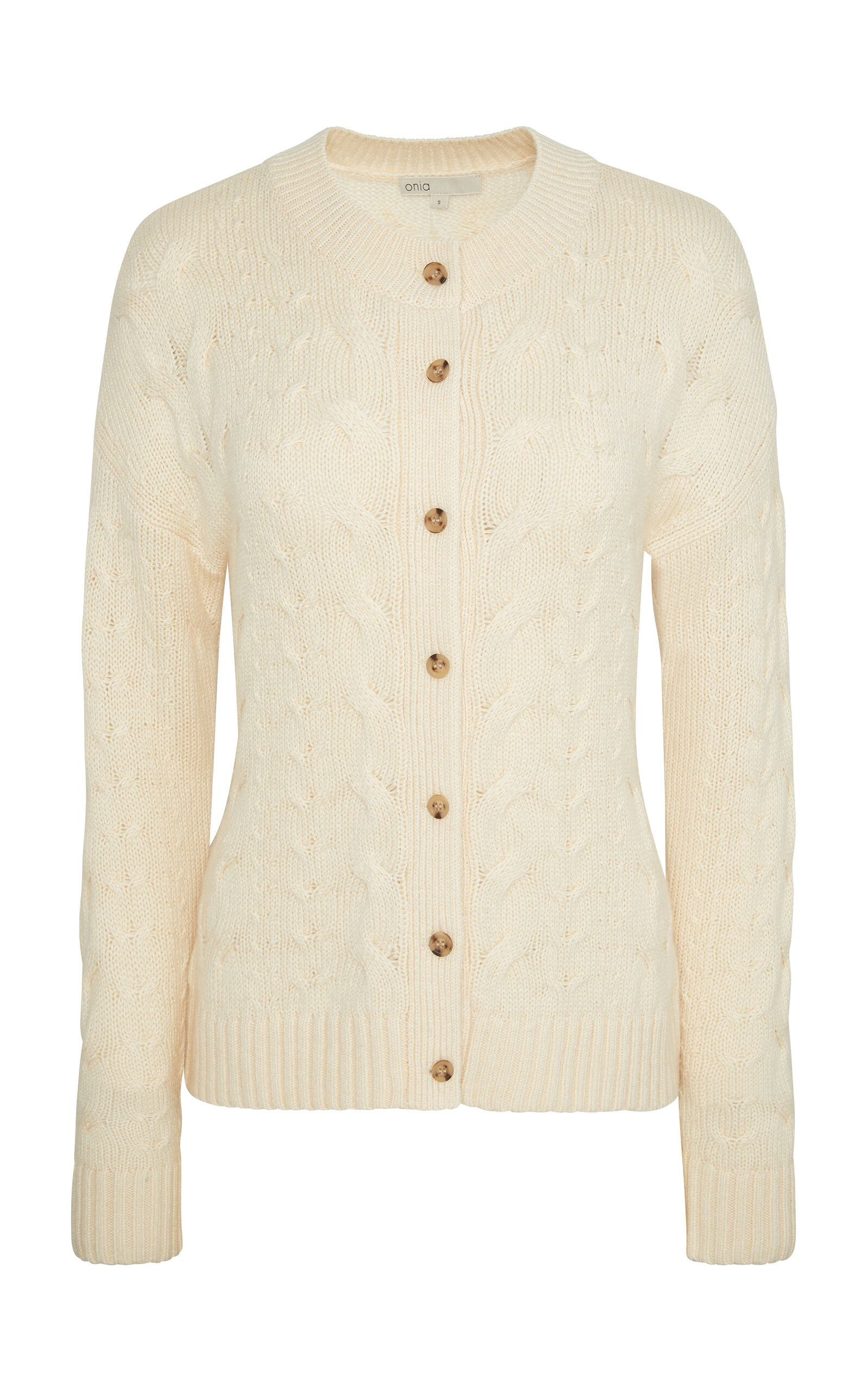 Fitted Cable-Knit Cardigan | Moda Operandi (Global)