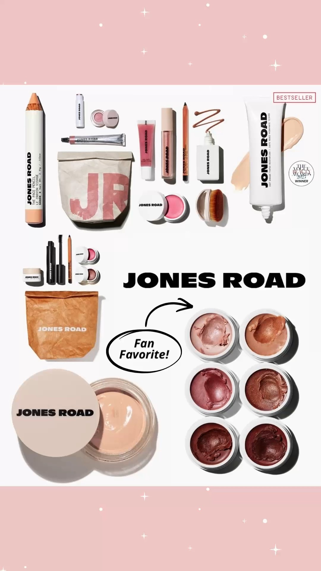 The mini miracle balms sold out 3 times, so they made them available year round! 🙌🏻 If you’ve been wanting to try Jones Road beauty, this is their most loved product. Mini miracle balms are a great way to try out multiple shades for less!

Jones Road Beauty - The clean no-makeup makeup that’s free from sulfates, parabens, and phthalates! 

This line by Bobbi Brown is perfect for mature skin! It’s beloved by busy moms on the go and anyone wanting to simplify their morning routine and achieve the “no make up” make up look. 

Checkout their kits or buy mini miracle balms in bulk for the best value! 

#makeup #beauty #jonesroad #nomakeuplook #matureskin

#LTKBeauty #LTKmomlife #LTKOver40