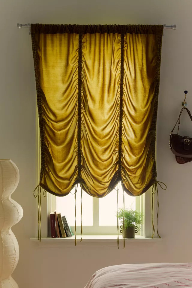Velvet Balloon Window Valance Panel | Urban Outfitters (US and RoW)