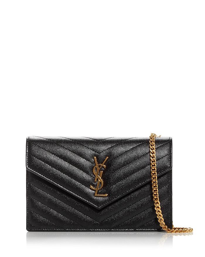 Envelope Quilted Leather Chain Wallet | Bloomingdale's (US)