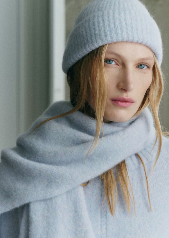 Paul Beanie - Light Beige - Baby Alpaca - Sézane | Sezane Paris - US