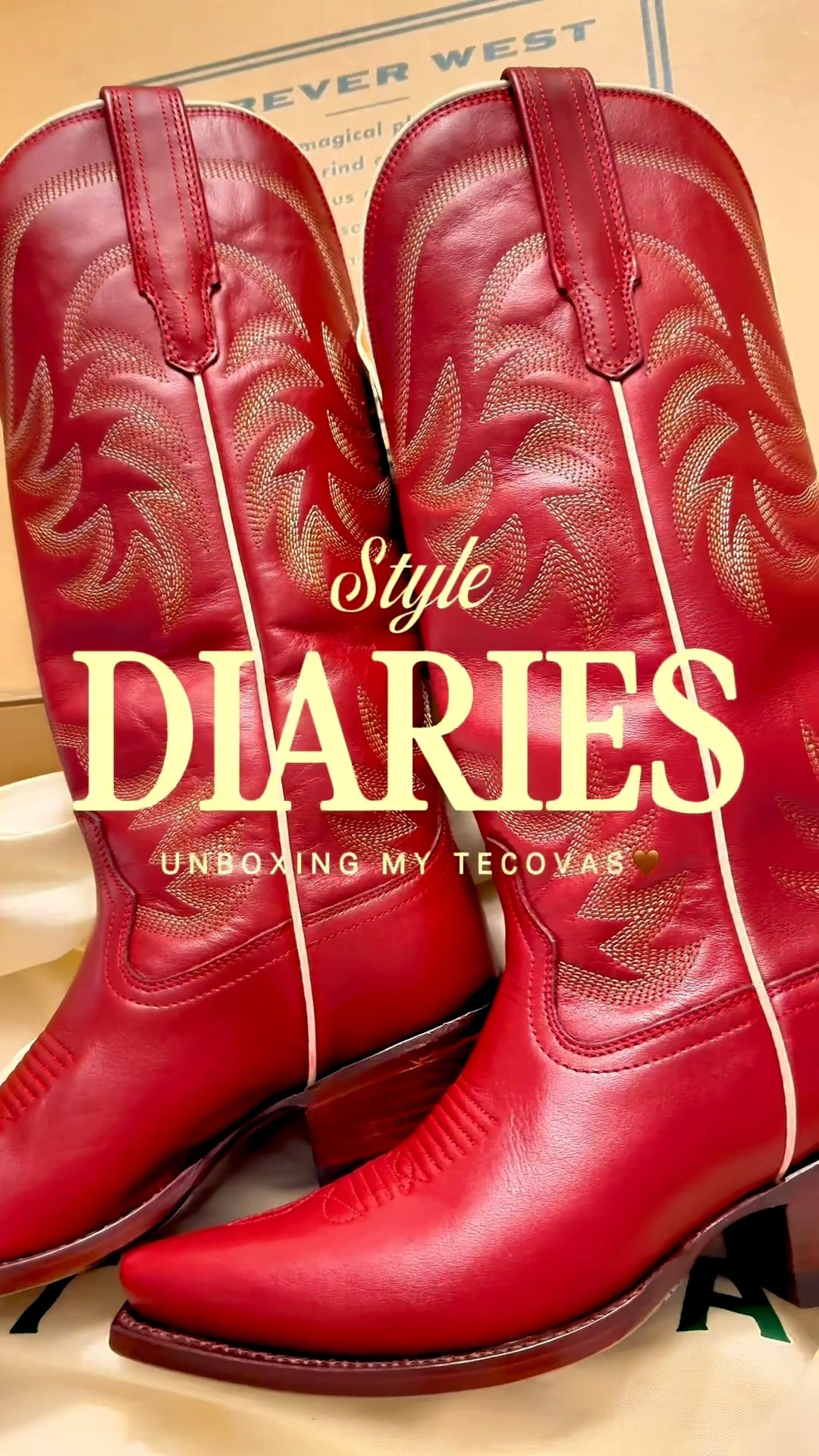 Unboxing my new Tecovas 🤠✨ 

#LTKStyleTip #LTKShoeCrush #LTKSeasonal