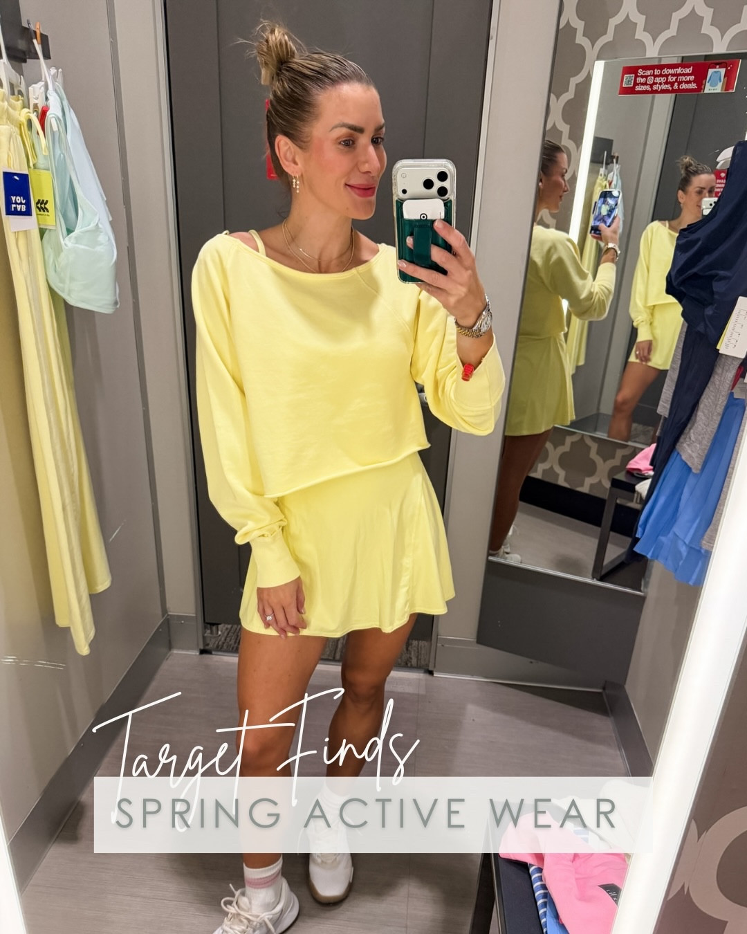 Target does it again!!! Based on my very professional research over the years.. if I buy cute, new spring workout clothes (1) spring will come sooner, (2) you want to workout more & (3) you get endorphins and feel better 🤷🏼‍♀️ so highly recommend giving it a try! 

#TargetPartner