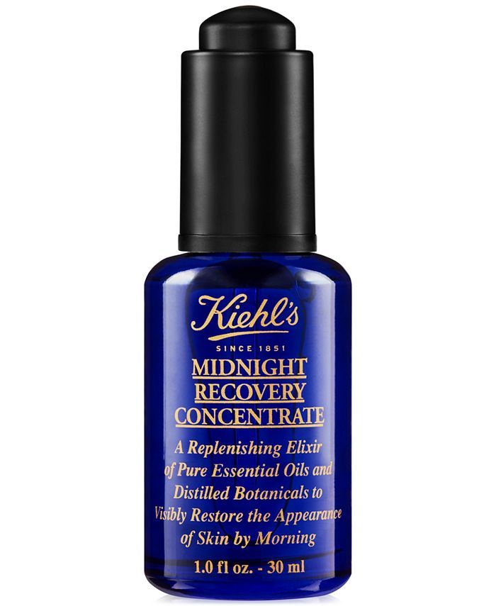 Kiehl's Since 1851 Midnight Recovery Concentrate Moisturizing Face Oil, 1-oz. & Reviews - Makeup ... | Macys (US)