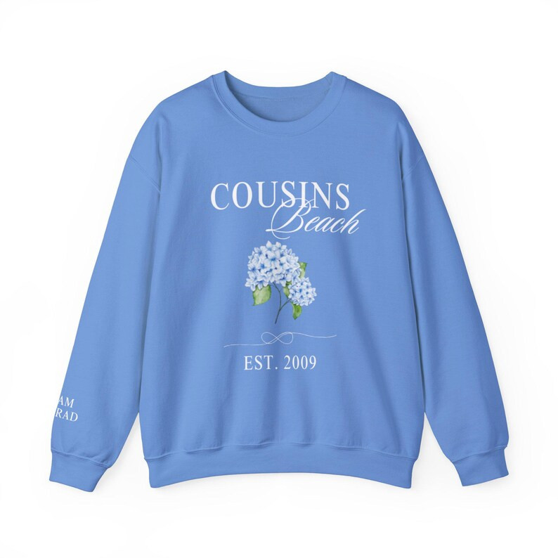 Cousins Beach Sweatshirt - Team Conrad, White Font - Etsy | Etsy (US)
