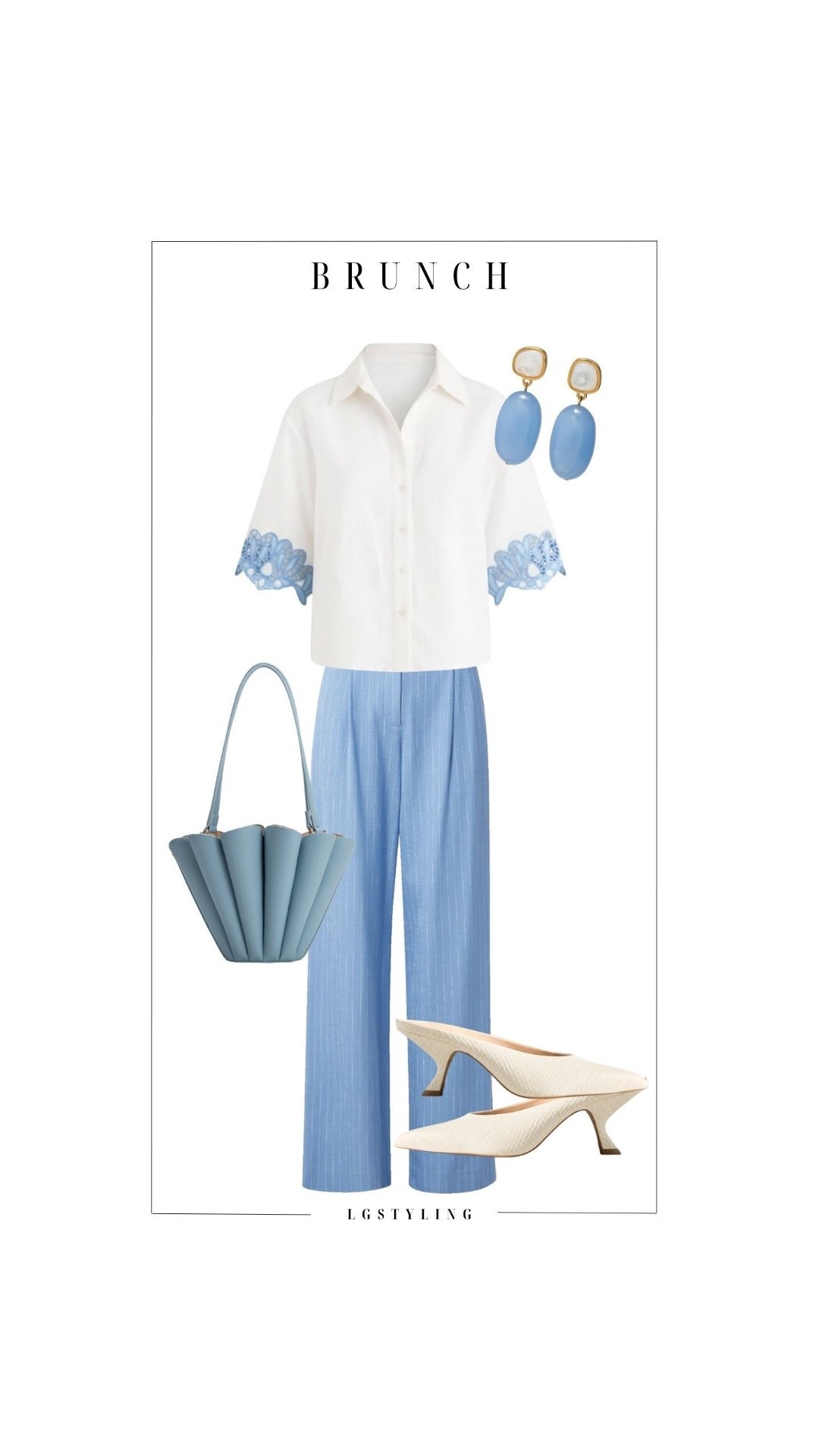 🥐 BRUNCH

This is brunch, but elevated. A tailored white blouse with subtle statement sleeves instantly refines the look, while structured blue trousers keep it modern and elongating. Paired with sculptural accessories and a soft heel, this outfit strikes that perfect balance between relaxed and refined.
Polished enough for plans, effortless enough to wear all day.

#LTKStyle #LTKSpring #LTKBrunch #BrunchOutfit #ChicStyle #SpringOutfits #ElevatedCasual #ModernClassic #BlueAndWhiteStyle #EffortlessChic #CapsuleWardrobe #TimelessStyle #MinimalChic #StyleInspo #WeekendOutfit

 

#LTKootd #LTKgrwm #LTKSeasonal