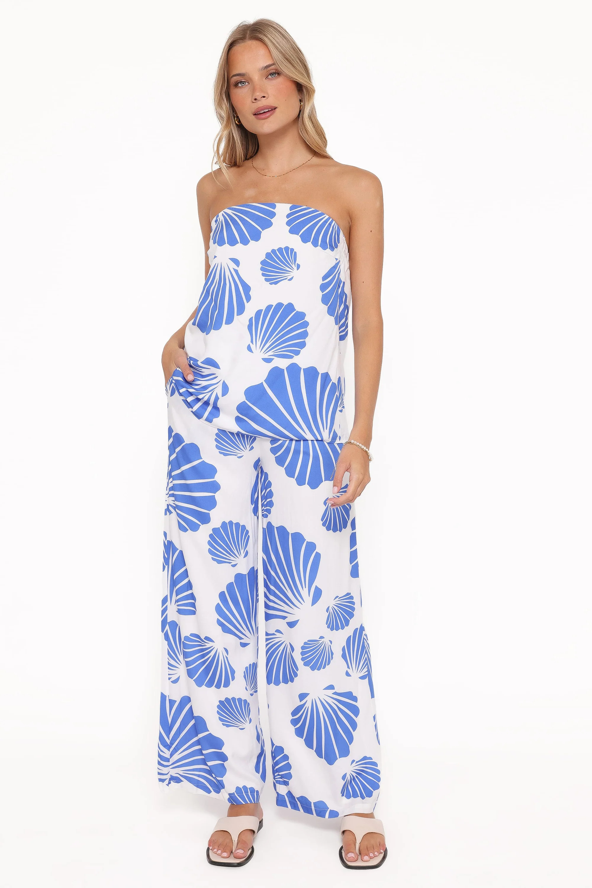 Kristy Pant Set - Blue Shell | Petal & Pup (US)