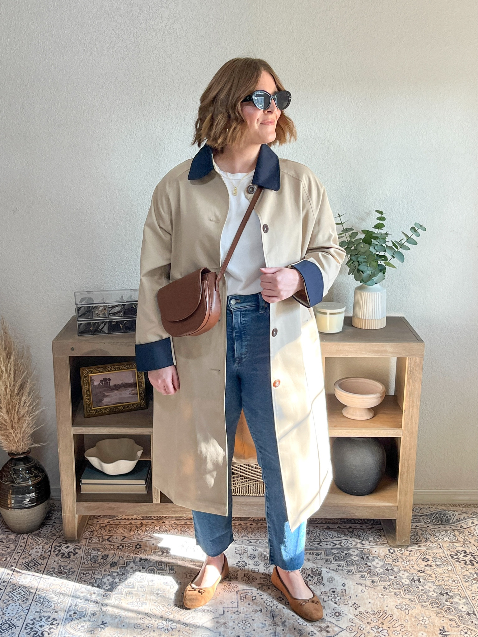 A trench coat is my absolute favorite style of coat and this one with the navy details is so cute! A classic piece, but adds interest to a simple outfit.

Wearing L in everything (tts)

#LTKSeasonal #LTKStyleTip #LTKMidsize