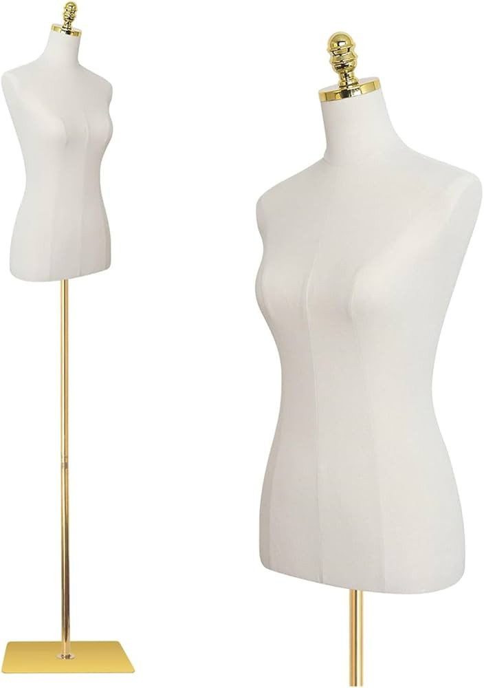 EaseHome Dress Form Mannequin Torso, 43-73 Inch Height Adjustable Female Manikin Body Clothing Di... | Amazon (US)
