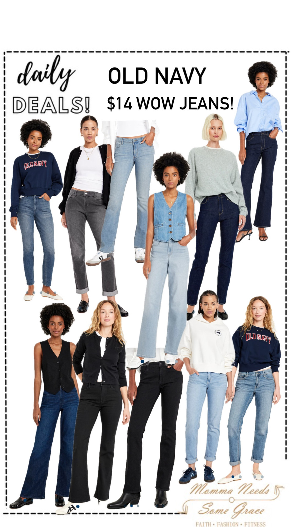 Old Navy $14 WOW jeans! 

#LTKSeasonal #LTKSaleAlert #LTKFindsUnder100