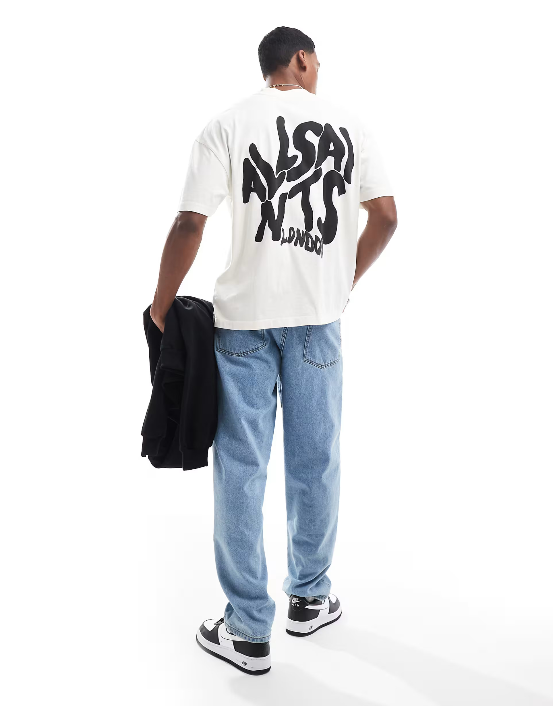 AllSaints Orlando back print t-shirt in white | ASOS | ASOS (Global)