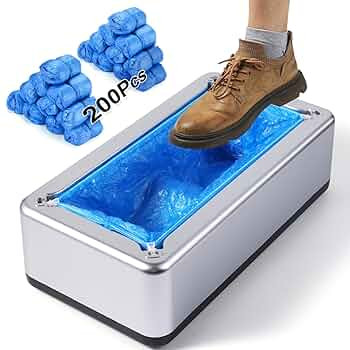 Shoe Covers Dispenser with 200pcs Shoe Cover Disposable Non Slip, User-Friendly and Reliable Shoe... | Amazon (US)