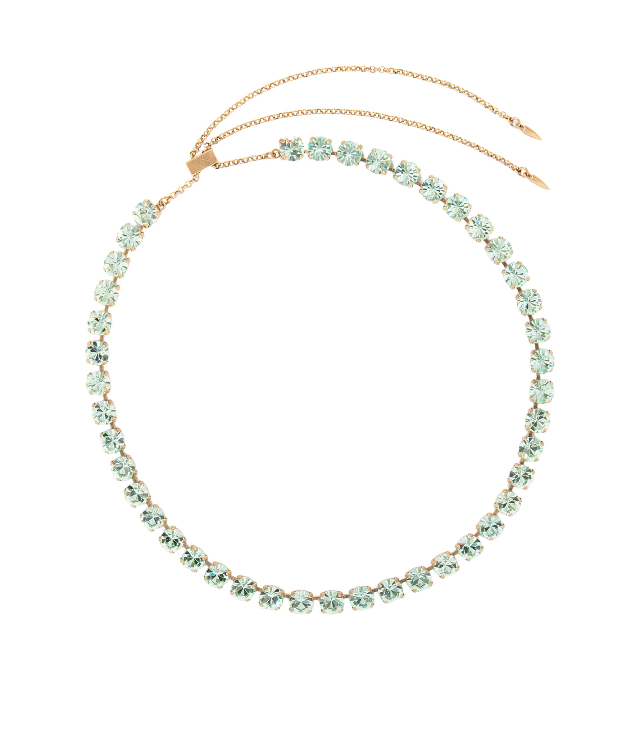 Arista Slider Necklace in Chrysolite | Loren Hope Designs