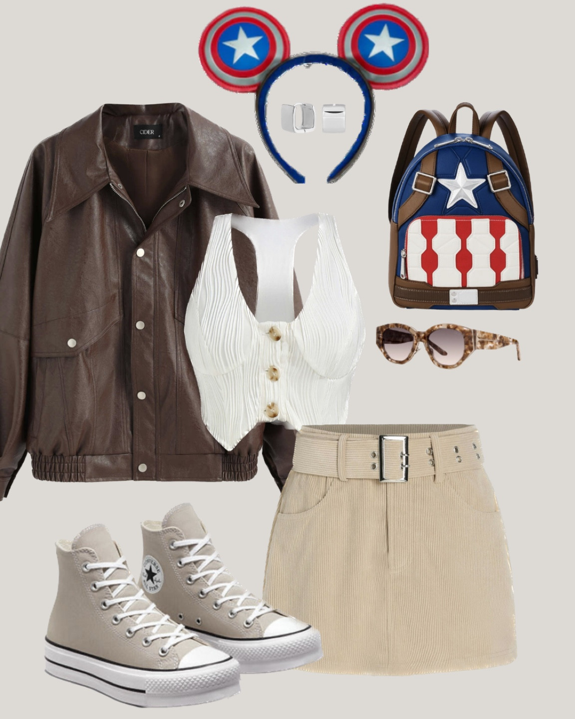 Captain America inspired park fit!

#LTKunder100 #LTKunder50 #LTKfit