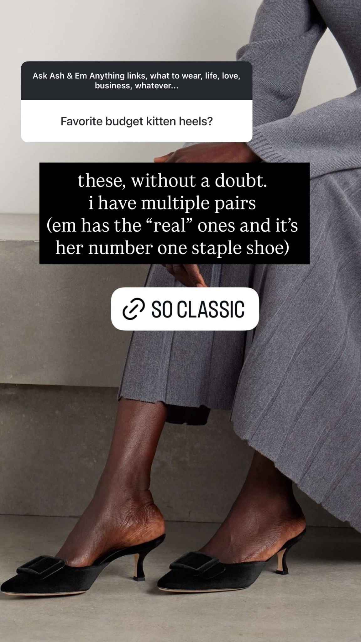 our favorite budget kitten heel 