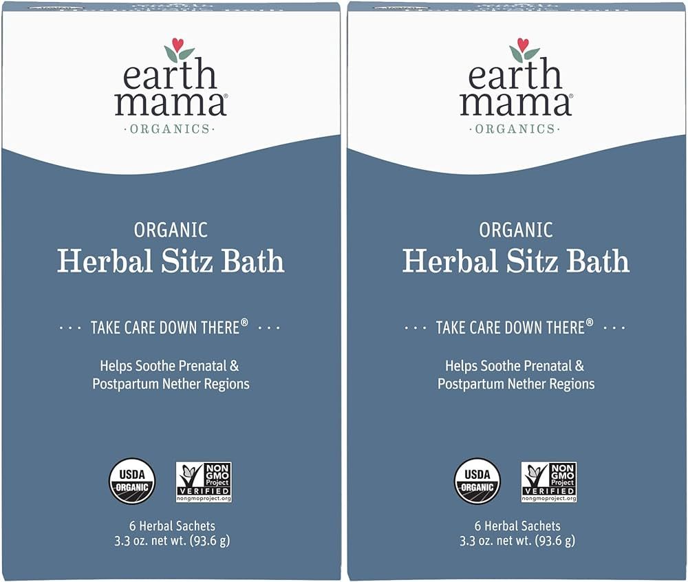 Organic Herbal Sitz Bath by Earth Mama | Soothing Perineal Soak for Pregnancy and Postpartum Care... | Amazon (US)