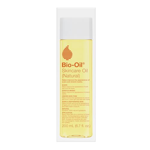 Bio-Oil Natural Skincare Oil, Serum for Scars and Stretch Marks, Face and Body Moisturizer for Dry Skin, Hair Oil, For All Skin Types, 6.7 Oz | Amazon (US)