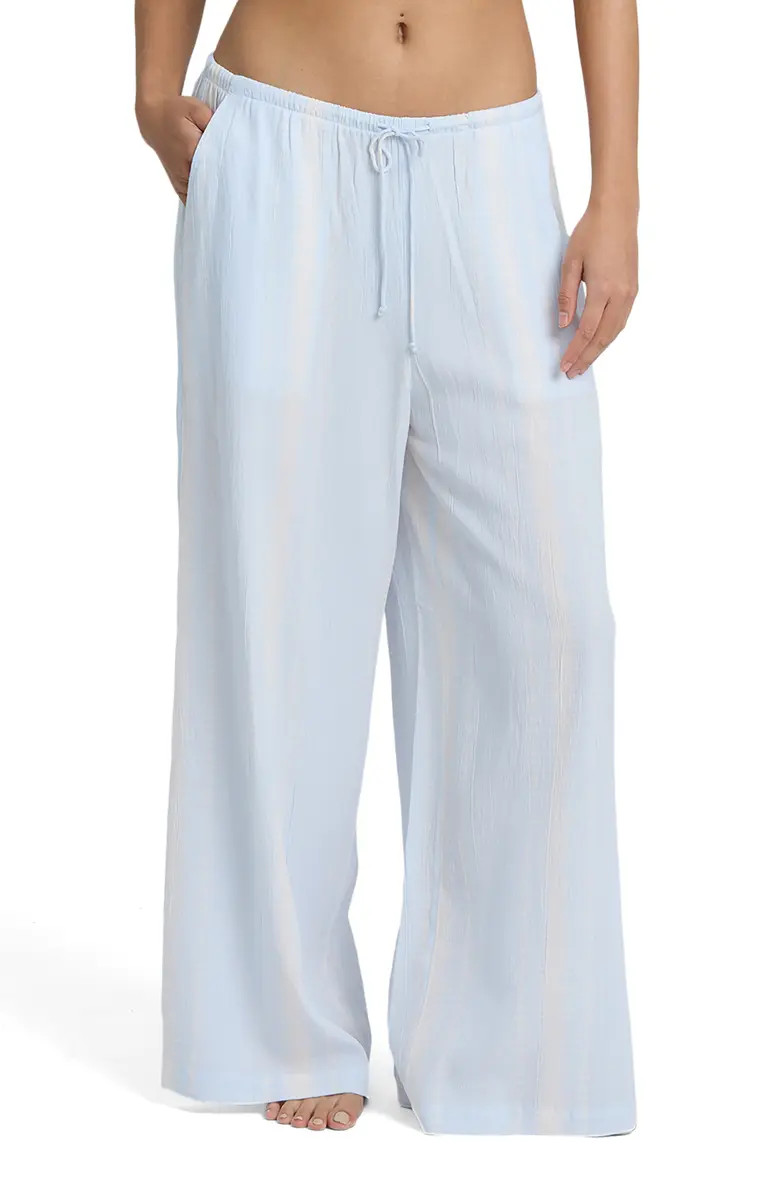 Beach Bound Crinkle Wide Leg Pants | Nordstrom