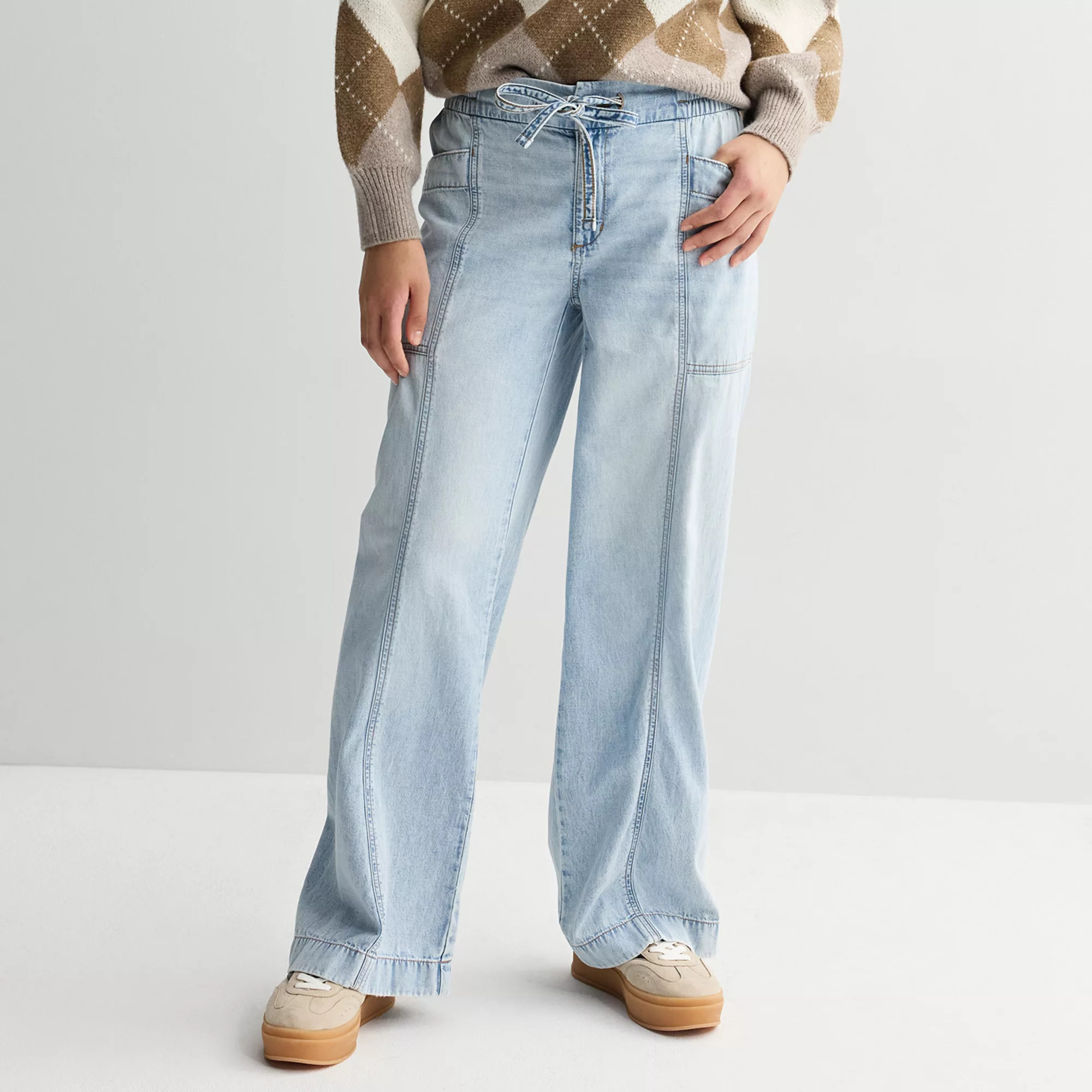 Juniors' SO® Mid-Rise Pull-On Utility Pants | Kohl's