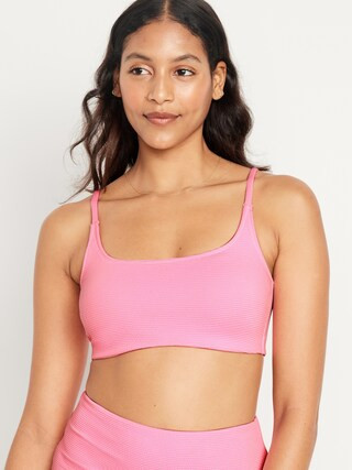 Scoop-Neck Bikini Swim Top | Old Navy (US)