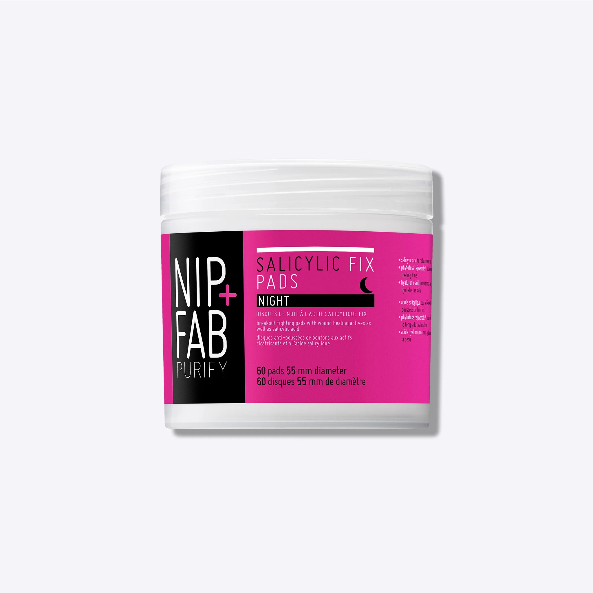 Salicylic Fix Night Exfoliating Pads | Nip+Fab | Nip & Fab