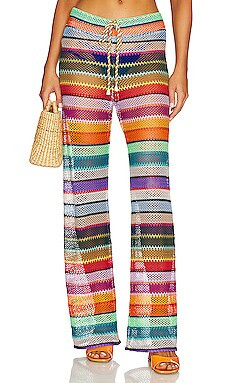 PQ Bree Boho Pant in Calypso from Revolve.com | Revolve Clothing (Global)